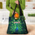 Georgia Peacock Grocery Bag with Slay in Silence Shine Like a Peacock Design - Wonder Print Shop