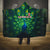 Georgia Peacock Hooded Blanket with Slay in Silence Shine Like a Peacock Design - Wonder Print Shop