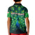 Georgia Peacock Kid Polo Shirt with Slay in Silence Shine Like a Peacock Design - Wonder Print Shop