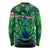 Georgia Peacock Long Sleeve Shirt with Slay in Silence Shine Like a Peacock Design - Wonder Print Shop