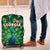Georgia Peacock Luggage Cover with Slay in Silence Shine Like a Peacock Design - Wonder Print Shop