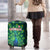 Georgia Peacock Luggage Cover with Slay in Silence Shine Like a Peacock Design - Wonder Print Shop