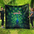 Georgia Peacock Quilt with Slay in Silence Shine Like a Peacock Design - Wonder Print Shop