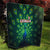 Georgia Peacock Quilt with Slay in Silence Shine Like a Peacock Design - Wonder Print Shop