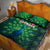 Georgia Peacock Quilt Bed Set with Slay in Silence Shine Like a Peacock Design - Wonder Print Shop