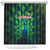 Georgia Peacock Shower Curtain with Slay in Silence Shine Like a Peacock Design - Wonder Print Shop