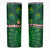 Georgia Peacock Skinny Tumbler with Slay in Silence Shine Like a Peacock Design - Wonder Print Shop
