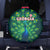 Georgia Peacock Spare Tire Cover with Slay in Silence Shine Like a Peacock Design - Wonder Print Shop
