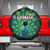 Georgia Peacock Spare Tire Cover with Slay in Silence Shine Like a Peacock Design - Wonder Print Shop