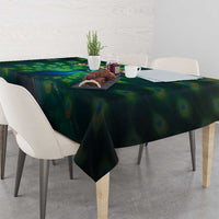Georgia Peacock Tablecloth with Slay in Silence Shine Like a Peacock Design - Wonder Print Shop
