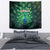 Georgia Peacock Tapestry with Slay in Silence Shine Like a Peacock Design - Wonder Print Shop