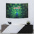 Georgia Peacock Tapestry with Slay in Silence Shine Like a Peacock Design - Wonder Print Shop