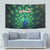 Georgia Peacock Tapestry with Slay in Silence Shine Like a Peacock Design - Wonder Print Shop