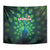 Georgia Peacock Tapestry with Slay in Silence Shine Like a Peacock Design - Wonder Print Shop