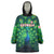 Georgia Peacock Wearable Blanket Hoodie with Slay in Silence Shine Like a Peacock Design - Wonder Print Shop