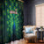 Georgia Peacock Window Curtain with Slay in Silence Shine Like a Peacock Design - Wonder Print Shop
