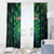 Georgia Peacock Window Curtain with Slay in Silence Shine Like a Peacock Design - Wonder Print Shop