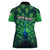 Georgia Peacock Women Polo Shirt with Slay in Silence Shine Like a Peacock Design - Wonder Print Shop