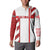 Georgia Button Sweatshirt with Red Cross and Golden Lions Emblem Never Bows Design - Wonder Print Shop