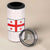 Georgia 4 in 1 Can Cooler Tumbler with Red Cross and Golden Lions Emblem Never Bows Design - Wonder Print Shop