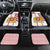 Georgia Car Mats with Red Cross and Golden Lions Emblem Never Bows Design - Wonder Print Shop