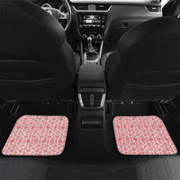 Georgia Car Mats with Red Cross and Golden Lions Emblem Never Bows Design - Wonder Print Shop