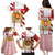 Georgia Family Matching Puletasi and Hawaiian Shirt with Red Cross and Golden Lions Emblem Never Bows Design - Wonder Print Shop