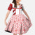 Georgia Family Matching Summer Maxi Dress and Hawaiian Shirt with Red Cross and Golden Lions Emblem Never Bows Design - Wonder Print Shop