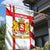 Georgia Garden Flag with Red Cross and Golden Lions Emblem Never Bows Design - Wonder Print Shop