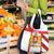 Georgia Grocery Bag with Red Cross and Golden Lions Emblem Never Bows Design - Wonder Print Shop