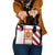 Georgia Shoulder Handbag with Red Cross and Golden Lions Emblem Never Bows Design - Wonder Print Shop