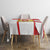 Georgia Tablecloth with Red Cross and Golden Lions Emblem Never Bows Design - Wonder Print Shop