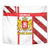 Georgia Tapestry with Red Cross and Golden Lions Emblem Never Bows Design - Wonder Print Shop