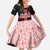 Georgia Family Matching Puletasi and Hawaiian Shirt with Black Patterned Red Cross with Dragon Horse Symbol and Silent Pride Quote Design - Wonder Print Shop