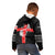 Georgia Kid Hoodie with Black Patterned Red Cross with Dragon Horse Symbol and Silent Pride Quote Design - Wonder Print Shop