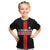 Georgia Kid T Shirt with Black Patterned Red Cross with Dragon Horse Symbol and Silent Pride Quote Design - Wonder Print Shop