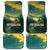 Georgia Car Mats with Green Mountain Landscape with Map Outline Lion and Legends Rise Quote Design - Wonder Print Shop