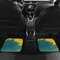 Georgia Car Mats with Green Mountain Landscape with Map Outline Lion and Legends Rise Quote Design - Wonder Print Shop