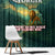 Georgia Window Curtain with Green Mountain Landscape with Map Outline Lion and Legends Rise Quote Design - Wonder Print Shop