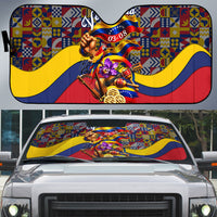 Venezuela Flag Day Patriotism Auto Sun Shade Heritage Flag Jaguar Traditional Instruments