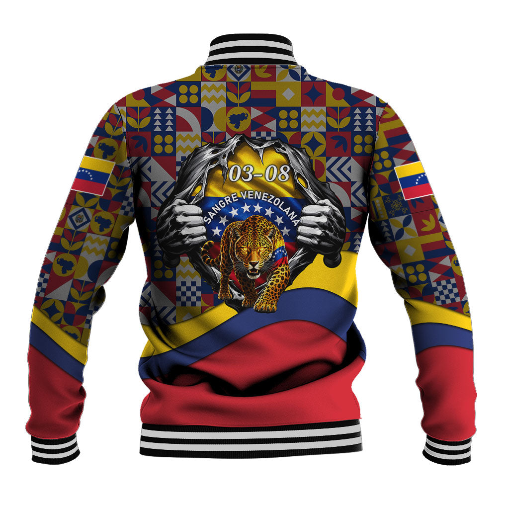 Venezuela Flag Day Patriotism Baseball Jacket Heritage Flag Jaguar Traditional Instruments