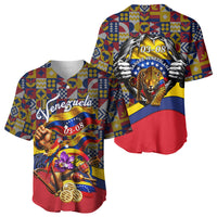 Venezuela Flag Day Patriotism Baseball Jersey Heritage Flag Jaguar Traditional Instruments