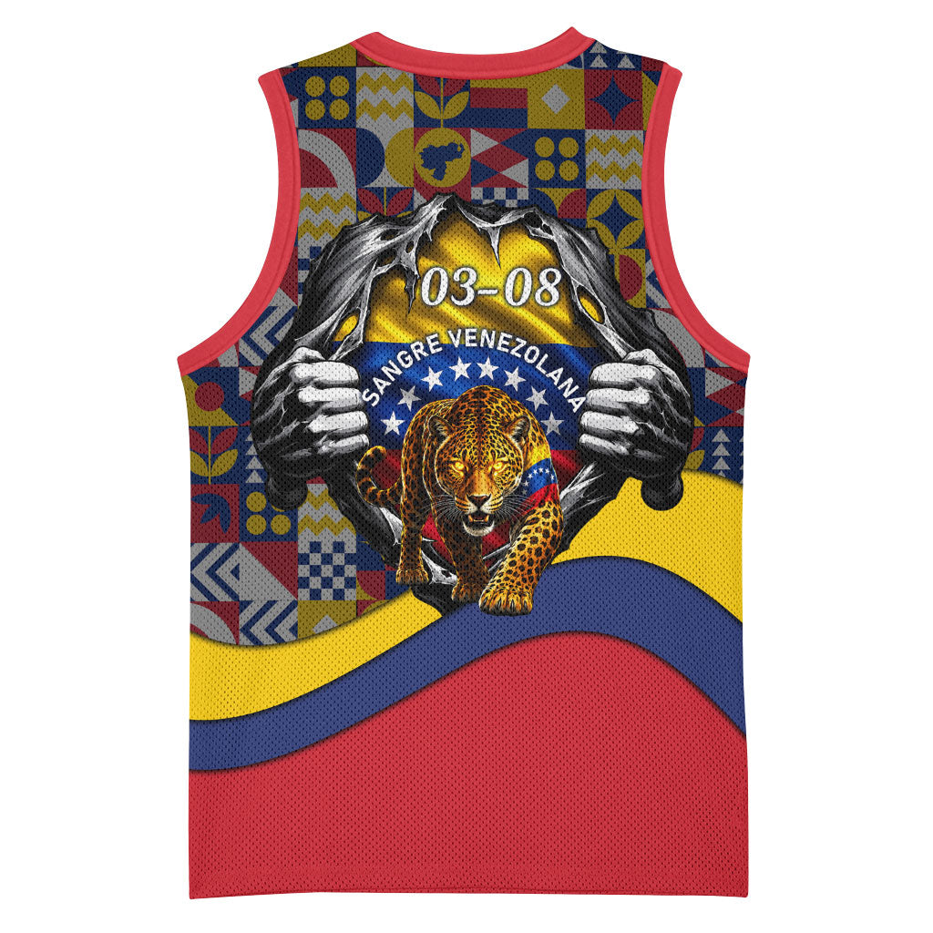 Venezuela Flag Day Patriotism Basketball Jersey Heritage Flag Jaguar Traditional Instruments