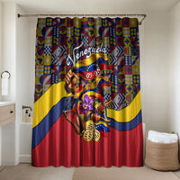 Venezuela Flag Day Patriotism Bathroom Set Heritage Flag Jaguar Traditional Instruments