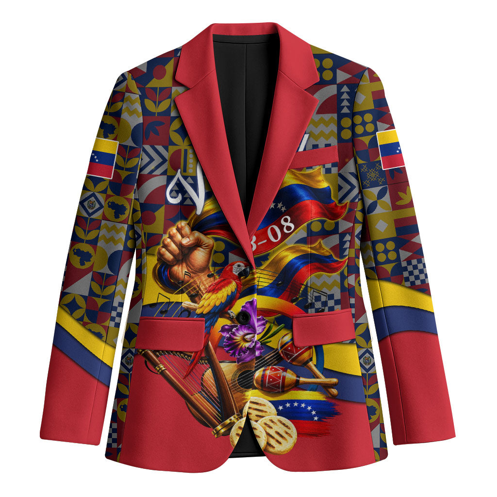 Venezuela Flag Day Patriotism Blazer Heritage Flag Jaguar Traditional Instruments