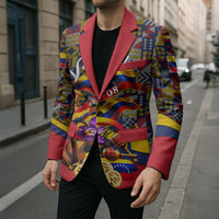 Venezuela Flag Day Patriotism Blazer Heritage Flag Jaguar Traditional Instruments