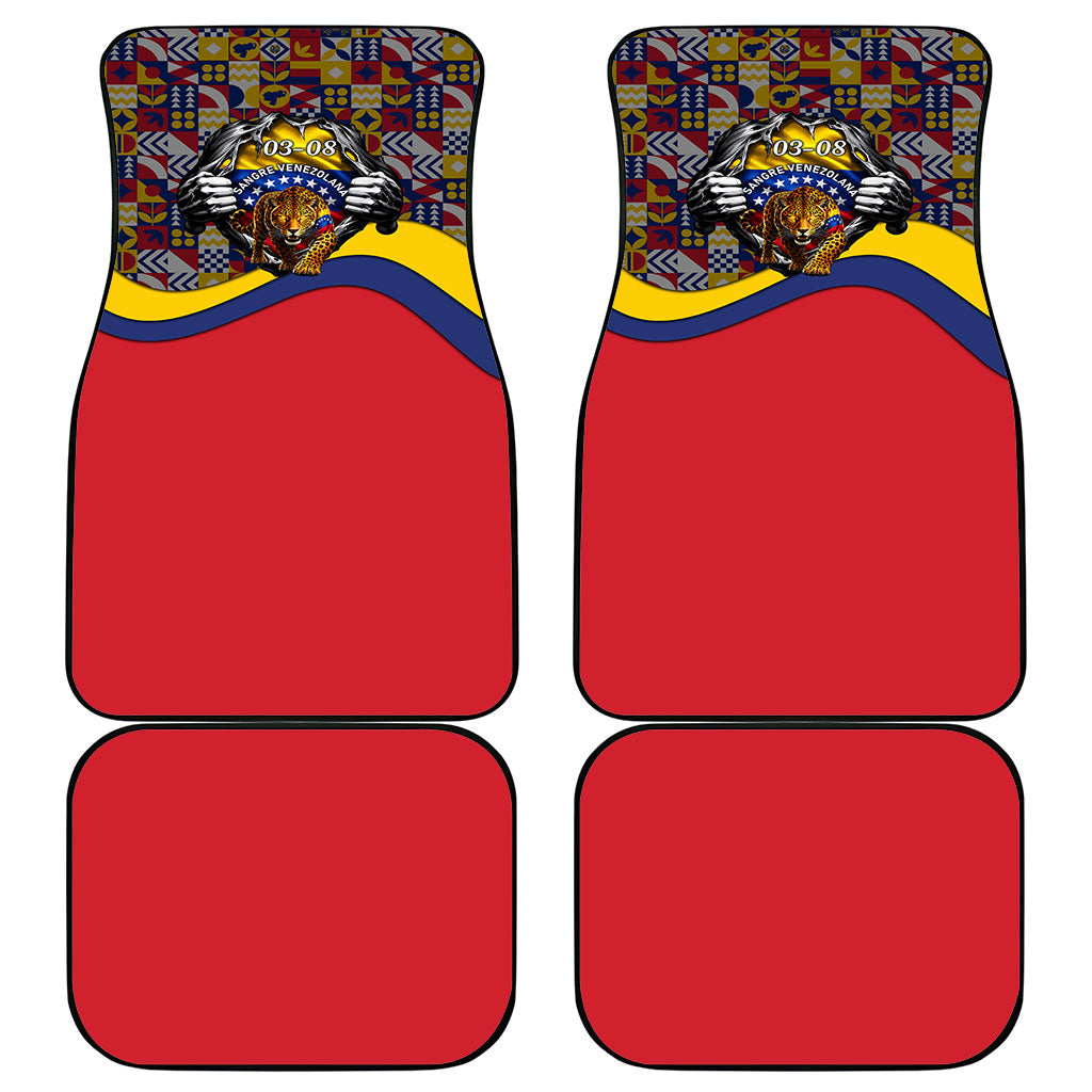 Venezuela Flag Day Patriotism Car Mats Heritage Flag Jaguar Traditional Instruments