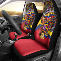 Venezuela Flag Day Patriotism Car Seat Cover Heritage Flag Jaguar Traditional Instruments
