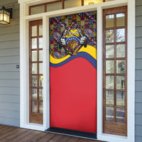 Venezuela Flag Day Patriotism Door Cover Heritage Flag Jaguar Traditional Instruments