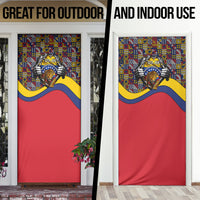 Venezuela Flag Day Patriotism Door Cover Heritage Flag Jaguar Traditional Instruments
